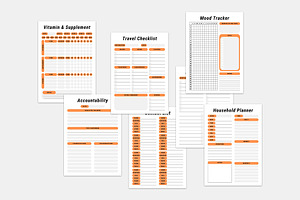 MOM'S Planner Bundle Template