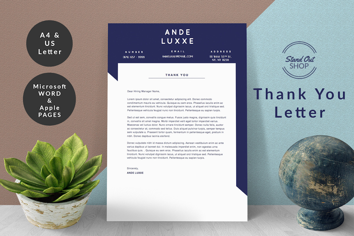 Ande Luxxe Resume MS Word Apple Page, a Resume Template by Stand Out Shop (Photo 4 of 6)