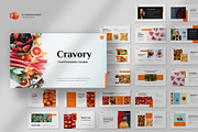 Food Restaurant Powerpoint Template, a Presentation Template by fluffstudio (Thumbnail 1 of 5)