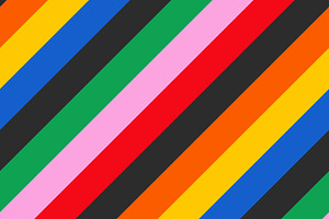 pattern with multicolored stripes, a Pattern Graphic by Art's and patterns