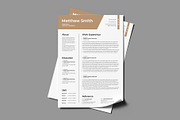 ATS Friendly Resume Template, a Resume Template by PixelStudio (Thumbnail 2 of 4)