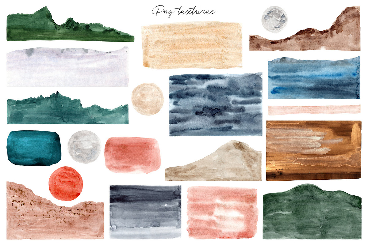 Abstract Watercolor Landscape Prints, an Illustration by Slastick (Photo 4 of 14)