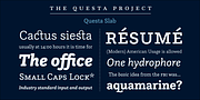 Questa Slab, a Slab Serif Font by The Questa Project (Thumbnail 3 of 4)