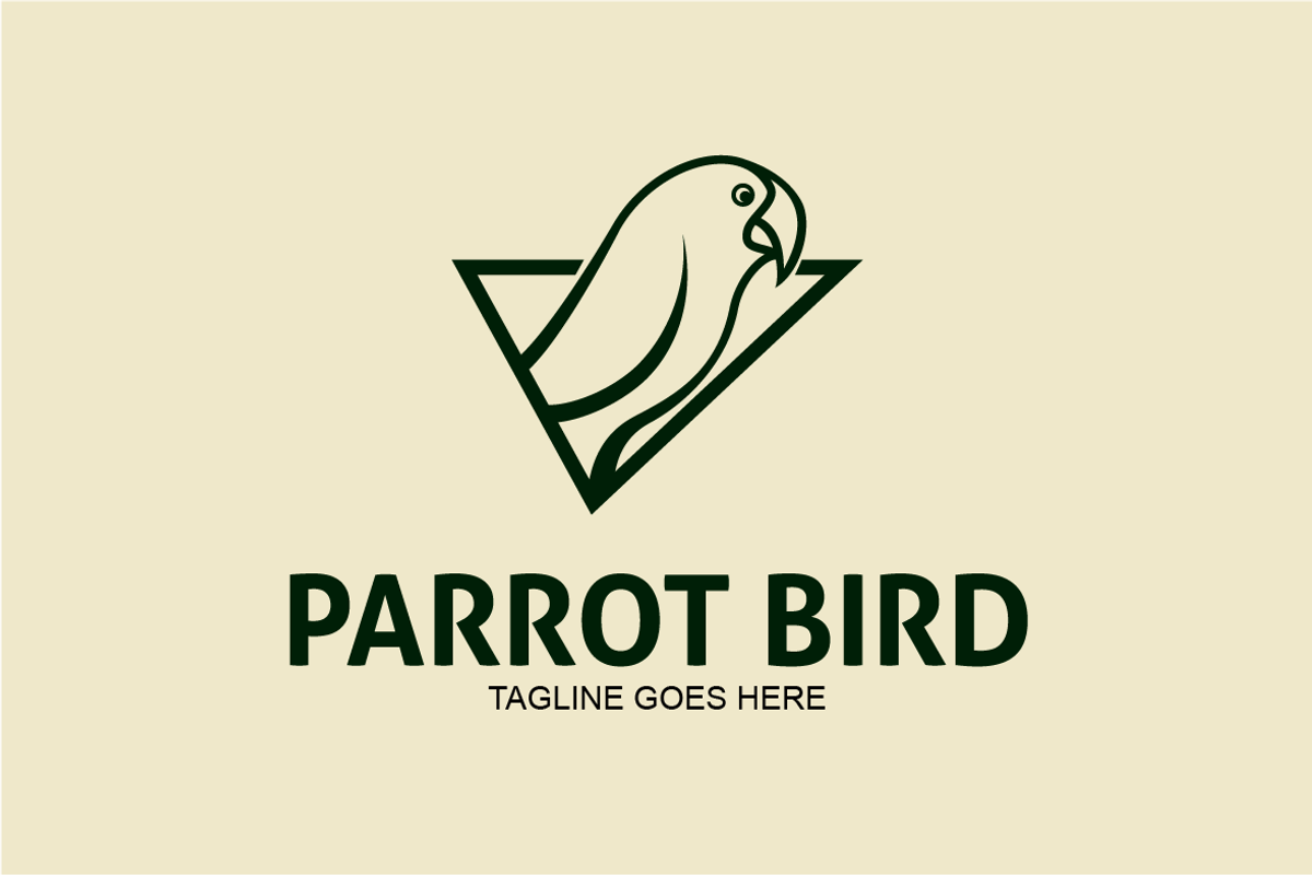 Parrot Bird Logo Template, a Branding & Logo Template by Twelve.std (Photo 3 of 3)