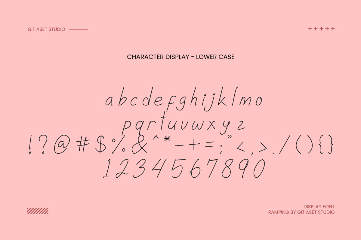 Ramping Handwritten Font, a Handwritten Font by gitasetstudio (Photo 3 of 6)