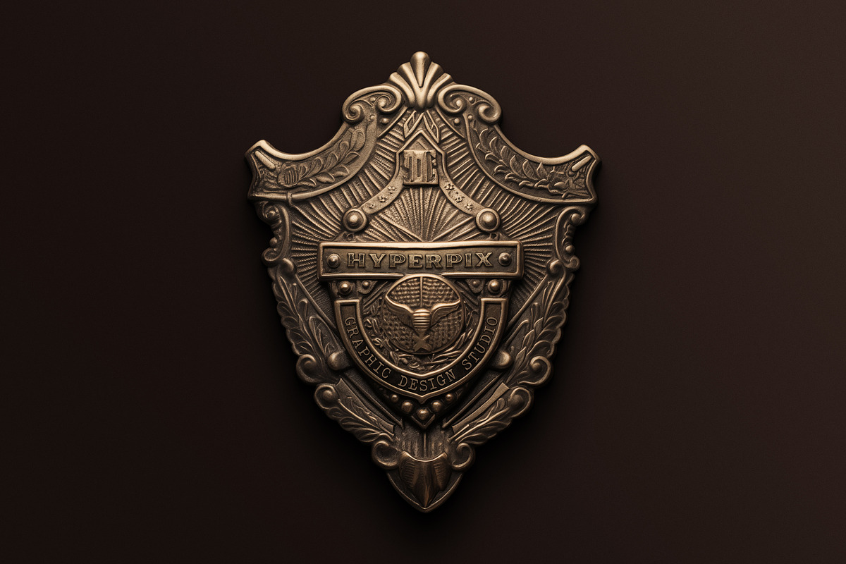 Police / Army / Sheriff Metal Badges, an Object Graphic by Hyperpix Productions (Photo 19 of 21)