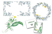 Watercolor grass and wildflowers, an Object Graphic by JuliaFast (Thumbnail 3 of 6)