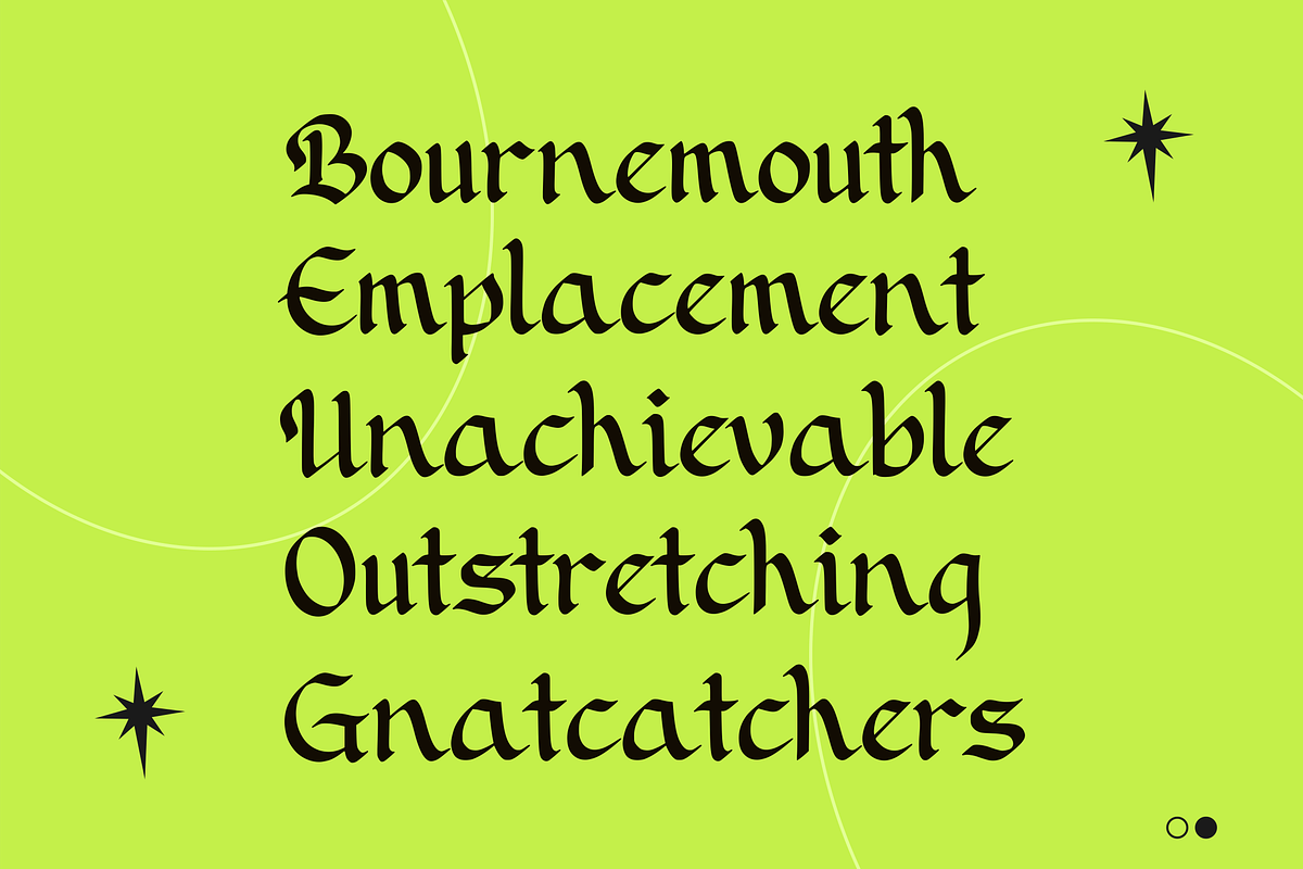 Xwisth Font, a Blackletter Font by Allouse Studio (Photo 4 of 11)