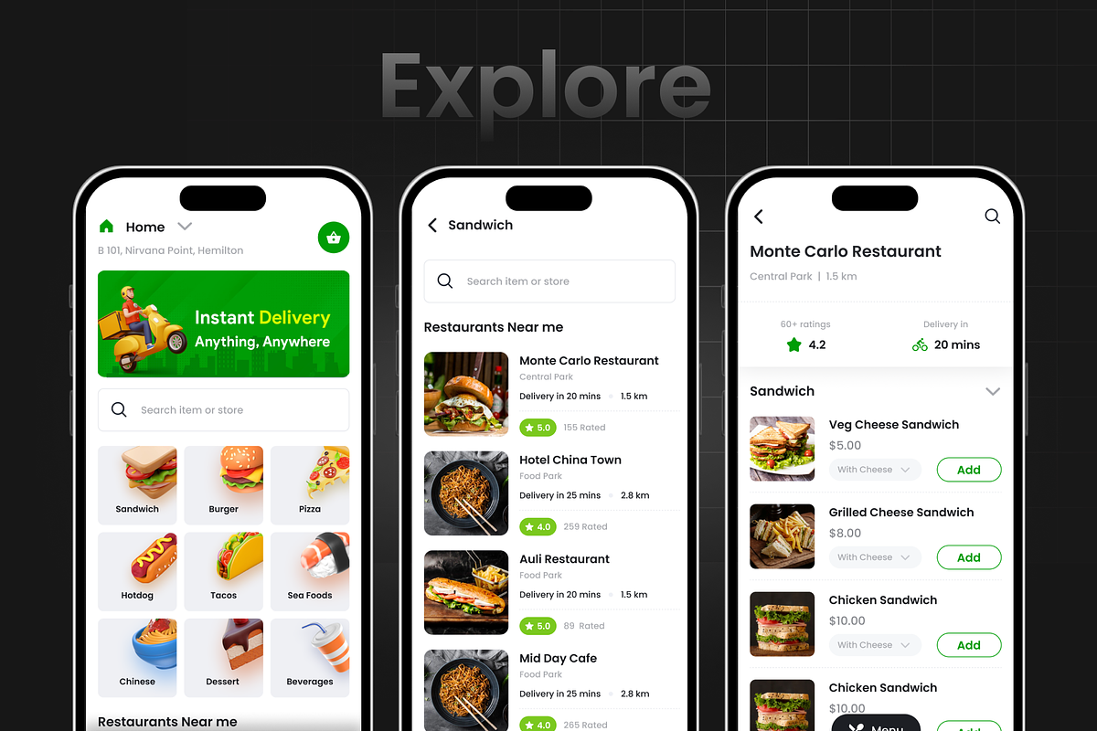 Food Ordering App | DeliFood preview 5