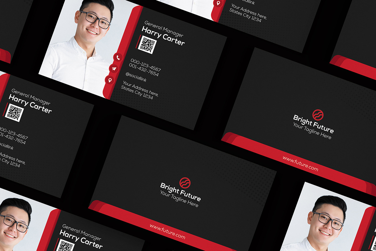 Modern Business Card, a Card Template by iDoodle Studio