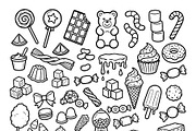 Hand drawn candy collection. Doodle, an Object Illustration by Voodz_shop (Thumbnail 3 of 3)