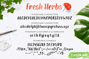 Fresh Herbs Font, a Script Font by yurlick (Thumbnail 2 of 6)