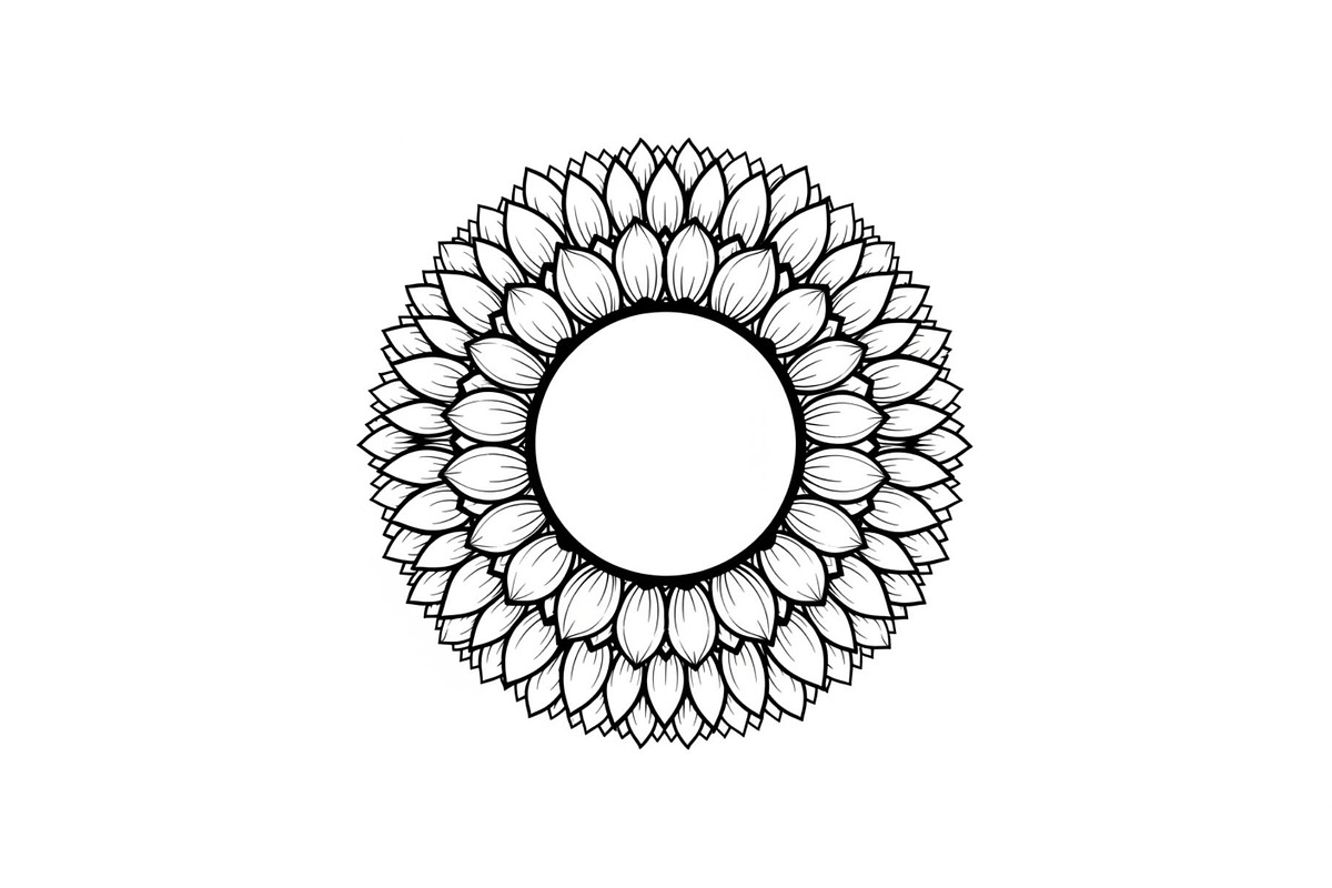 Floral Mandala Circle Frame Bundle, an Illustration by Gaye Art (Photo 46 of 51)