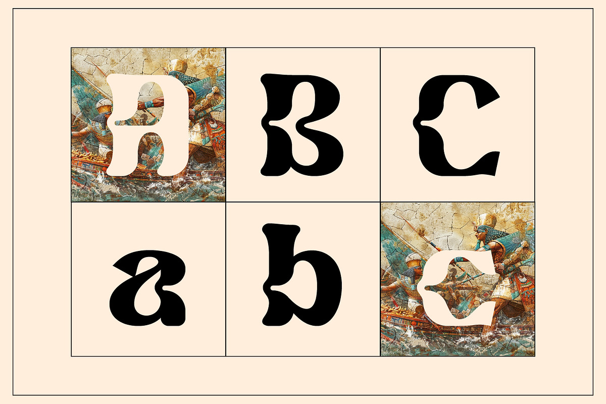 Khalifsa - Curvy Display Font, a Sans Serif Font by Favo Write (Photo 3 of 9)