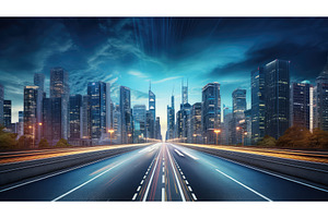 pavement backdrop road background ai, a Transportation Photo by pikepicture