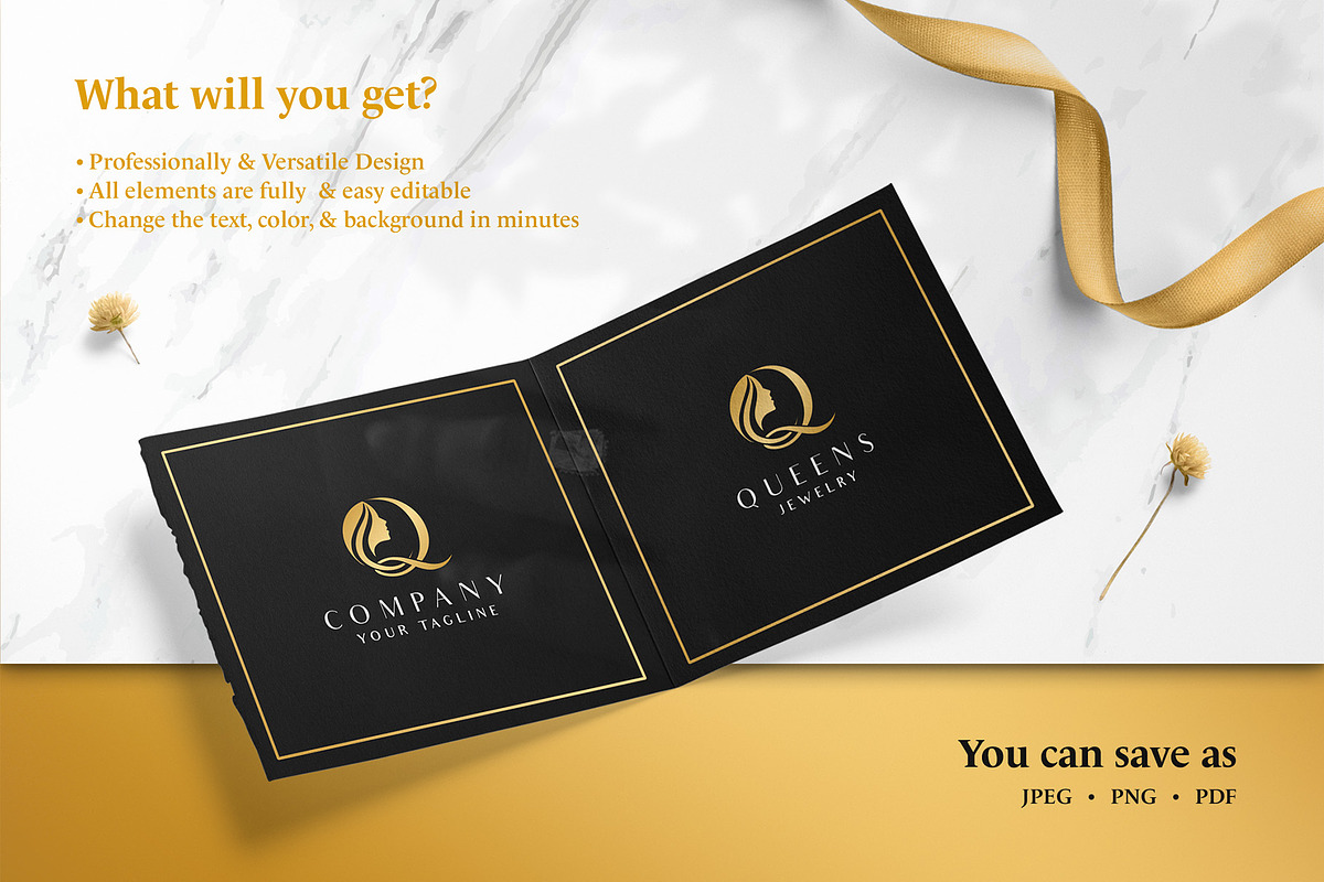 Alphabet Hair Beauty Logo Collection, a Branding & Logo Template by Rukuru Studio (Photo 2 of 6)