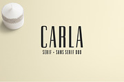 Carla Duo 8 Font Family Pack, a Sans Serif Font by Creativetacos (Thumbnail 1 of 7)