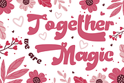 Retro Amour - Retro Love Font, a Font by PutraCetol Studio (Thumbnail 2 of 11)