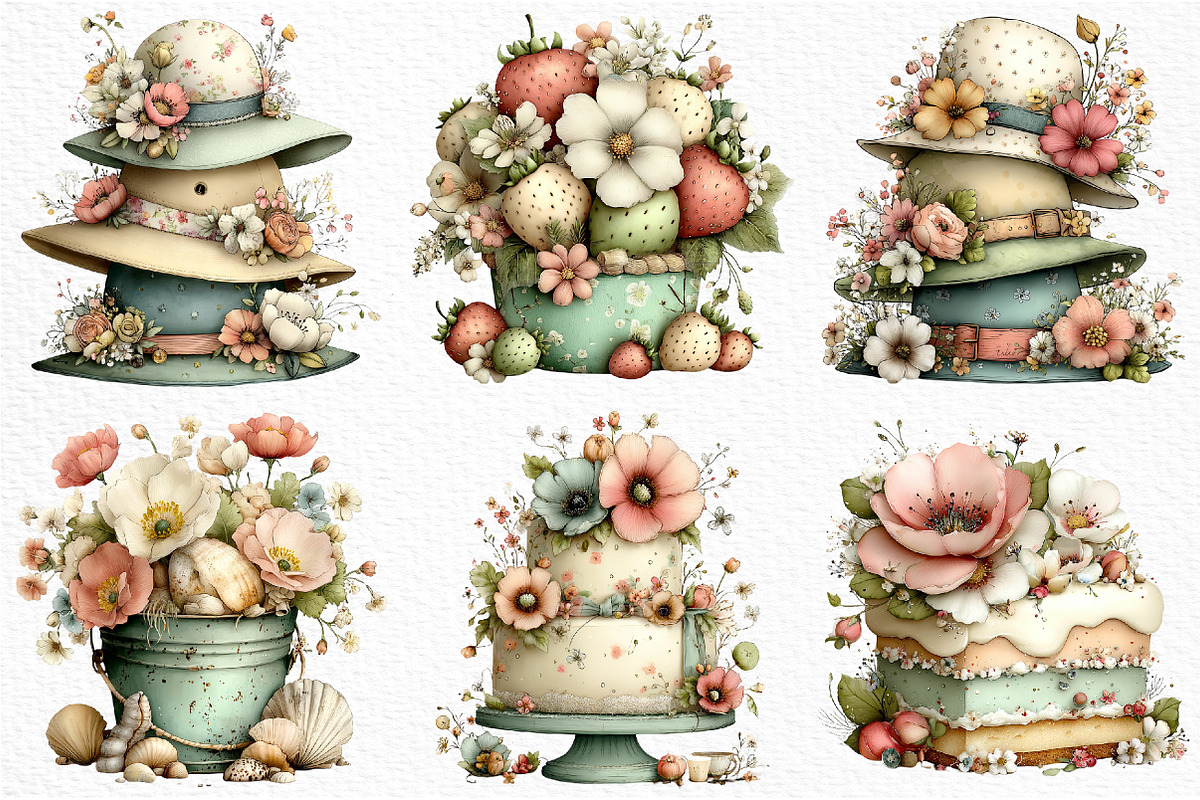 Whimsical Summer Clipart Png, an Illustration by Craft Nest (Photo 4 of 12)