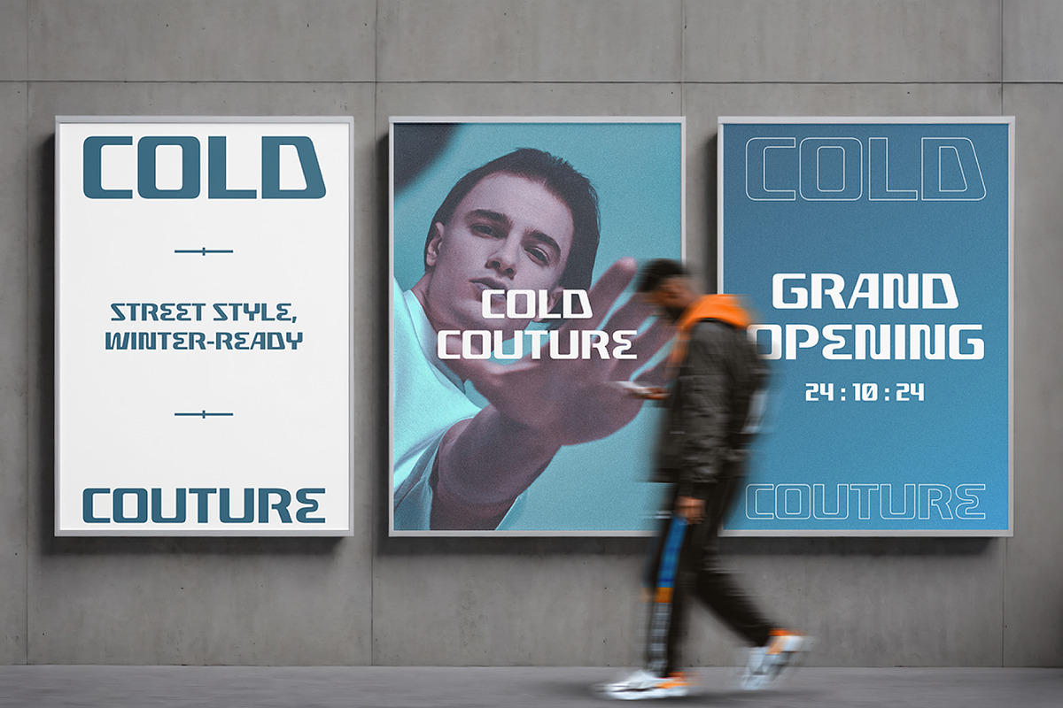 Manverd – Futuristic Display Font, a Sans Serif Font by Drizy (Photo 9 of 10)