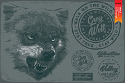 GREY WOLF, an Animal Illustration by Artistic & Unique (Thumbnail 3 of 7)