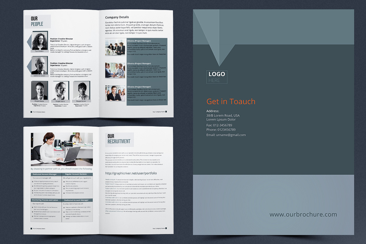 Corporate Brochure, a Brochure Template by artico (Photo 4 of 4)