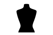 Female torso mannequin silhouette, a Graphic by Gfx_Store (Thumbnail 8 of 10)