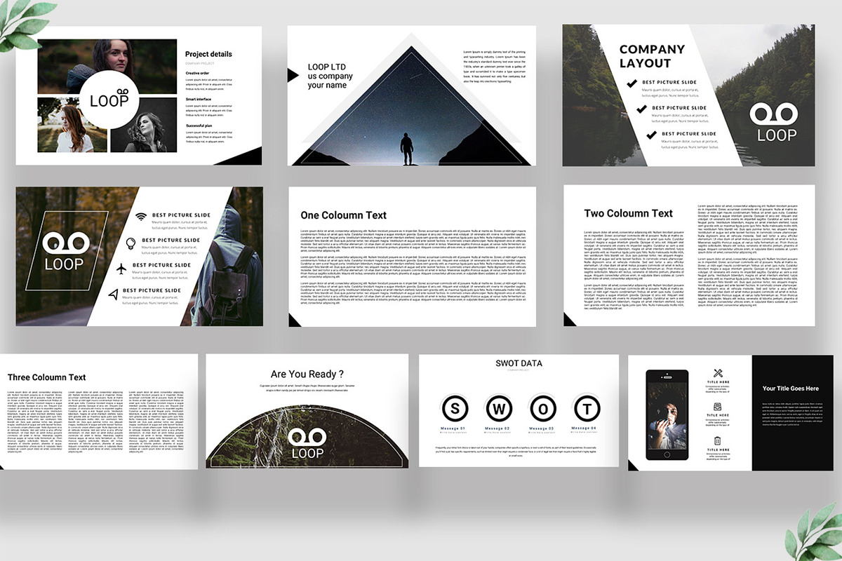 Loop Creative Keynote, a Presentation Template by Infinity Vector Studio (Photo 3 of 5)