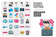 Content Creators Icon Pack, a Duotone Icon by erifqizeicon (Thumbnail 1 of 3)