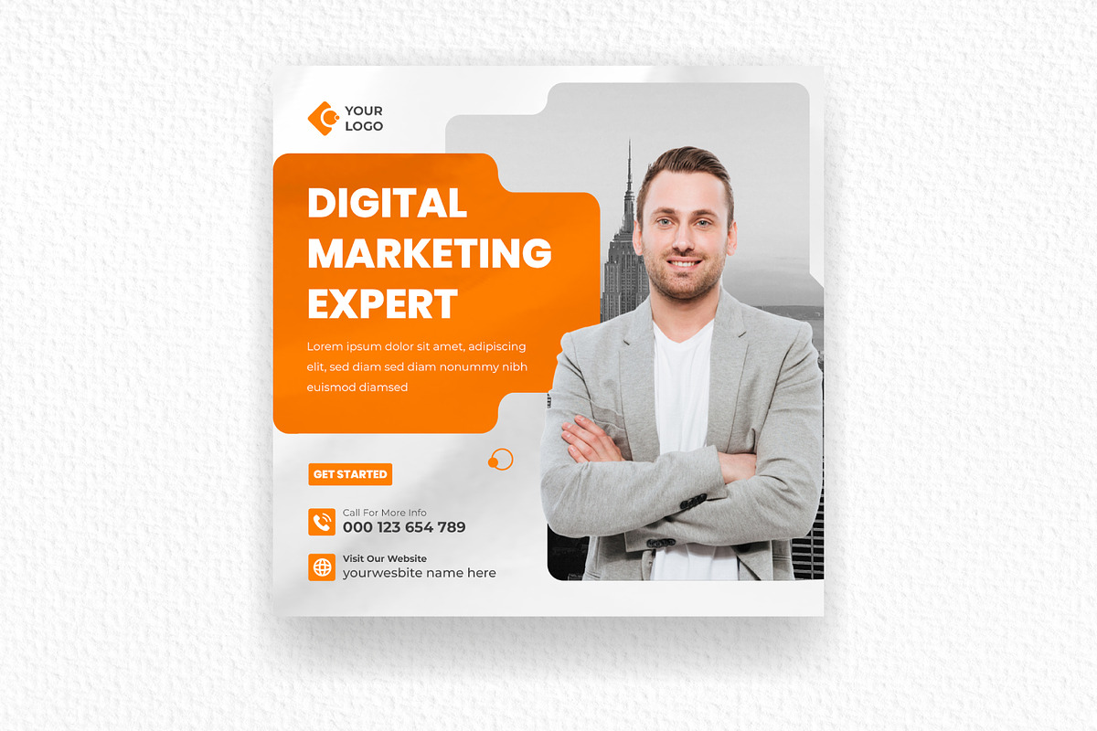 Digital Marketing Agency Social Medi, a Social Media Template by Mk_Studio (Photo 6 of 6)