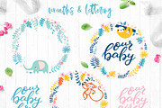 Jungle friends elements & patterns, a Pattern Graphic by Inna Moreva (Thumbnail 4 of 11)