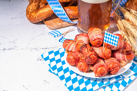 Pigs in blanket for Oktoberfest party, a Food & Drink Photo by Rimma
