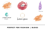 Watercolor Logo Creator Pack, a Branding & Logo Template by Design Unique (Thumbnail 5 of 15)