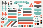 Modern Web Set, a Templates & Theme by Mels Brushes (Thumbnail 1 of 4)