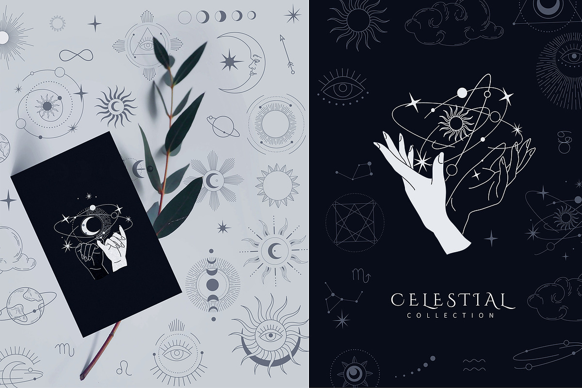 Celestial collection, a Decorative Illustration by Merfin (Photo 1 of 14)