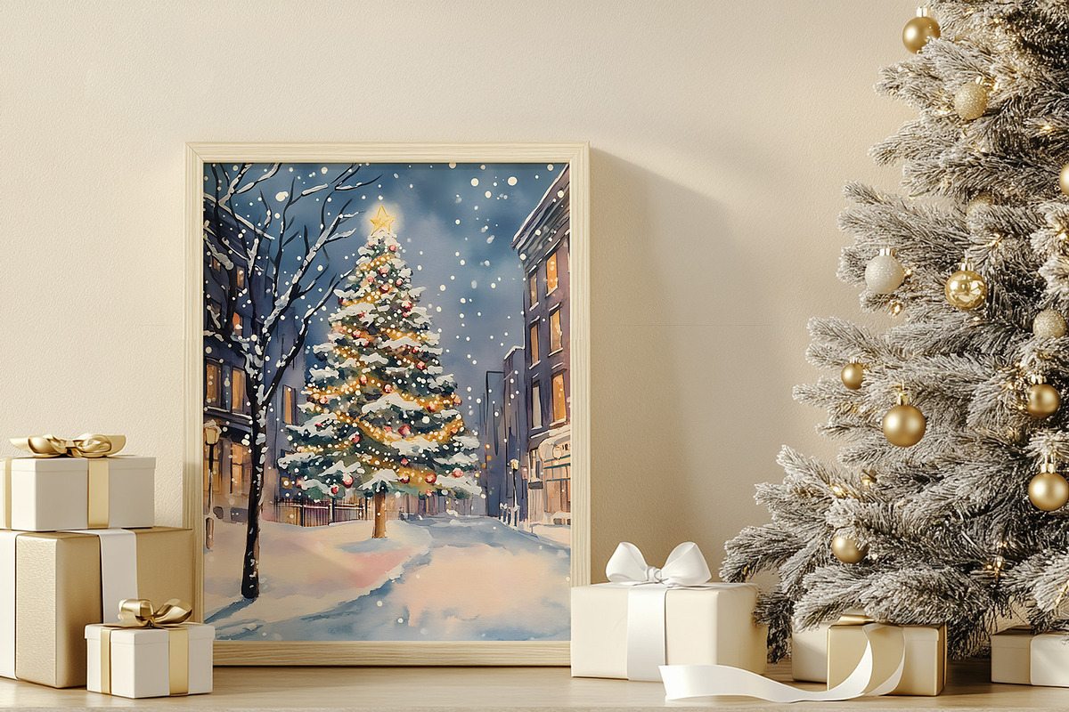 Christmas Wall Gallery Prints, a Graphic by SunnyAfternoons (Photo 6 of 9)