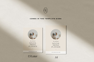 Social Media Planner Canva Template