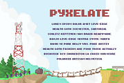 Pyxelate - Retro Pixel Font, a Font by The Nice Kalam (Thumbnail 2 of 2)