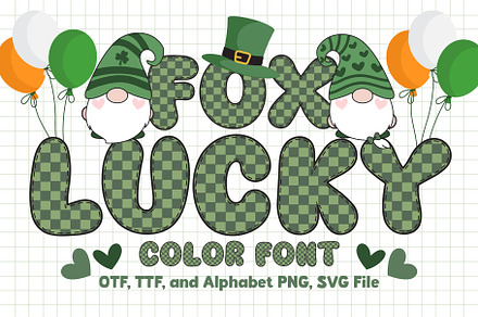 Fox Lucky Color Font, a Symbol Font by Fox7 By Rattana