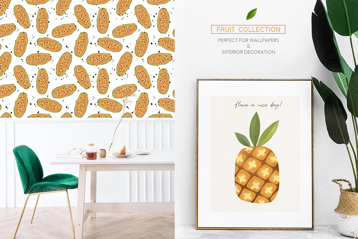 Fruit Garden - Elements and Patterns, a Decorative Illustration by Alisa Fimen Design (Photo 5 of 18)