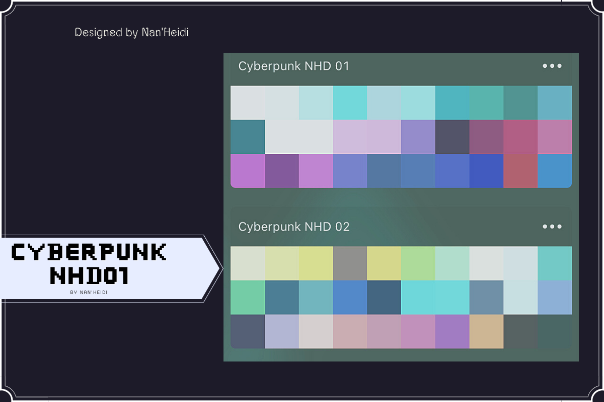 110 Cyberpunk NHD 01, a Brush Add-On by Nan'Heidi (Photo 8 of 8)