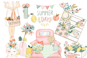 Summer clipart, an Icon by Rosabebe