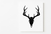 deer head wall mount silhouette, an Illustration by Amazin_art (Thumbnail 48 of 51)