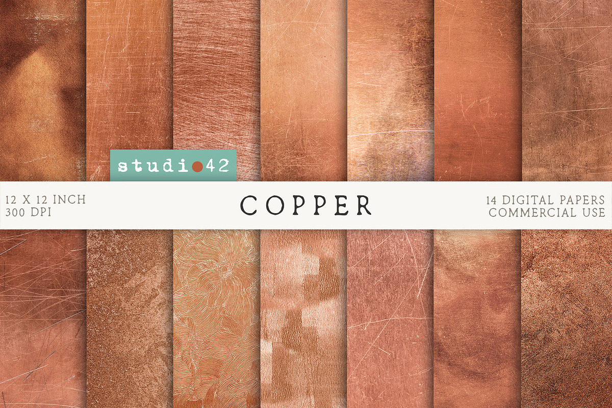 Antique copper textures, a Texture Graphic by DreamStudio42 (Photo 1 of 4)