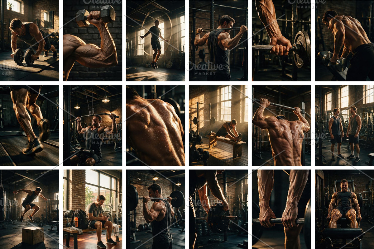 Male Fitness Stock Photo Gym Workout, a Sports & Recreation Photo by Selenique Studio (Photo 7 of 11)