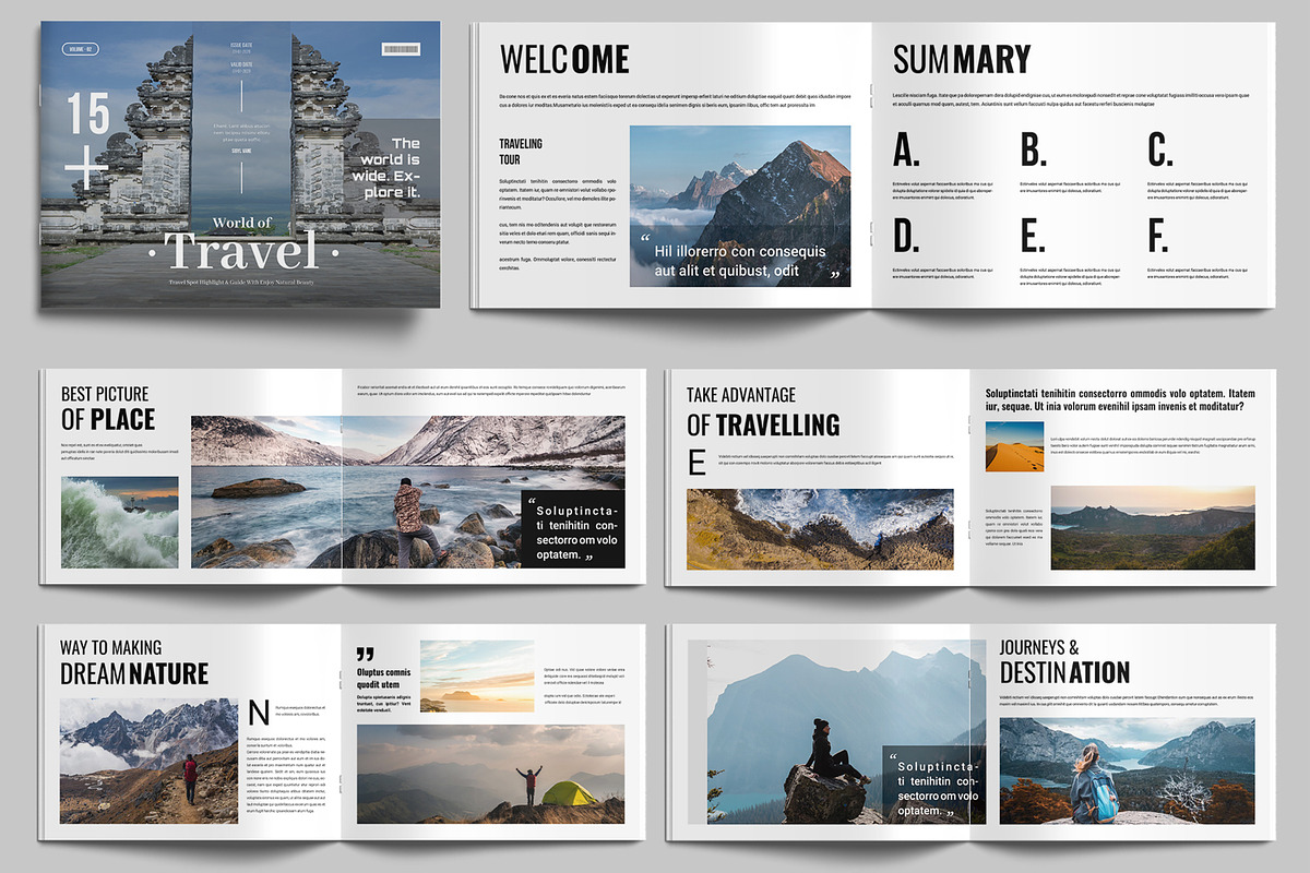 Modern Landscape Travel Magazine