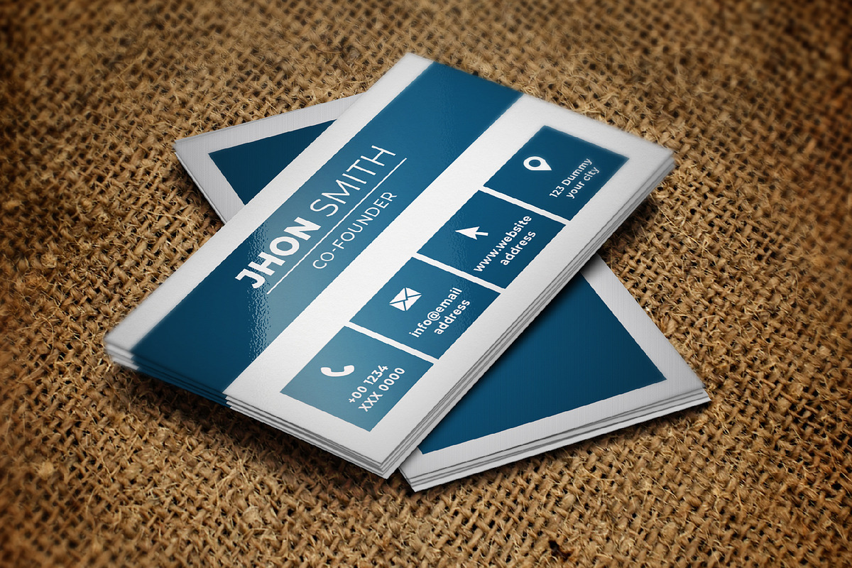 Minimalistic Creative Business Card, a Business Card Template by M9 Design (Photo 1 of 3)