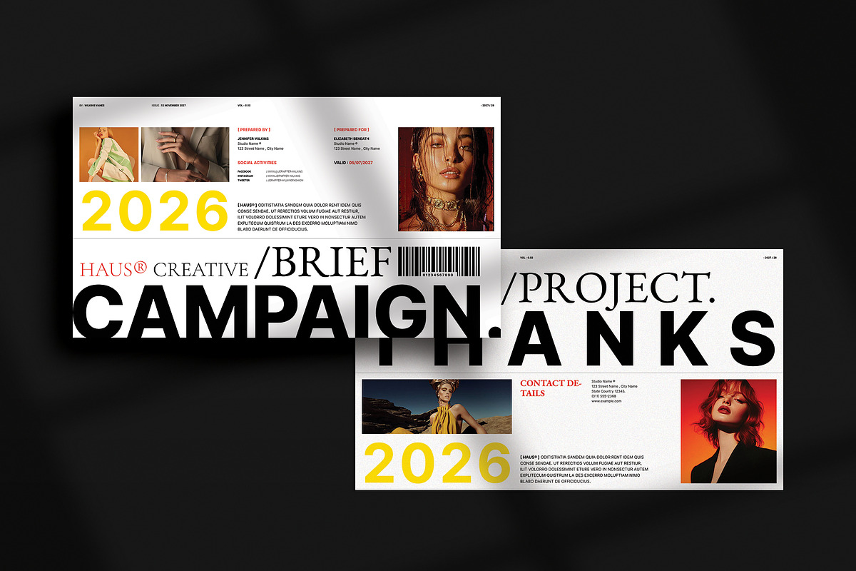 HAUS Creative Brief Template, a Presentation Template by TemplateFolio-Shop (Photo 8 of 10)