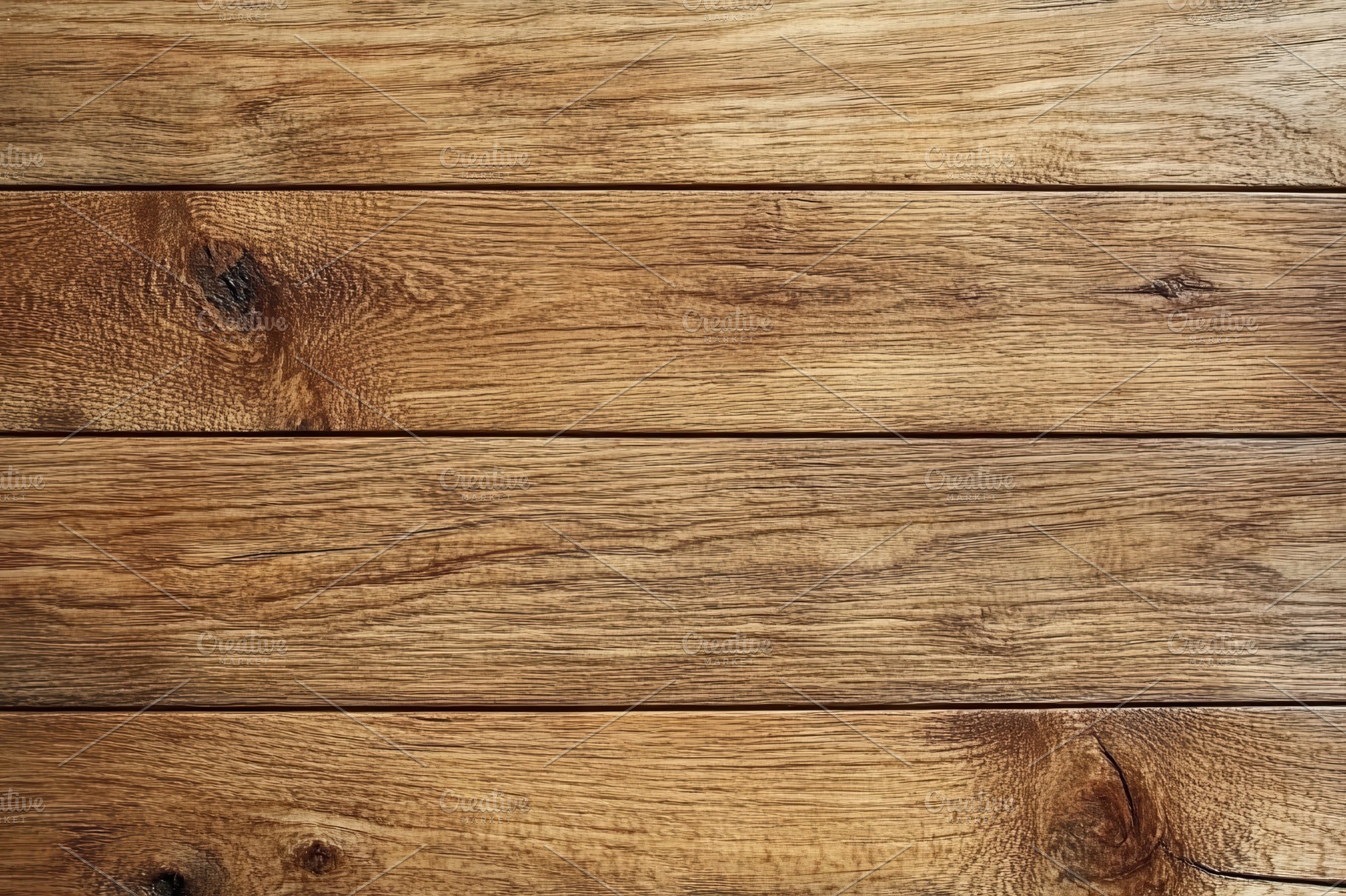 Rustic Brown Wooden Planks Natural T, an Abstract Photo by Pixeness Studio