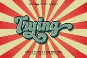 Trying Vintage Text Effect Bundle, a Layer Style Add-On by WM48 Shop (Thumbnail 3 of 10)